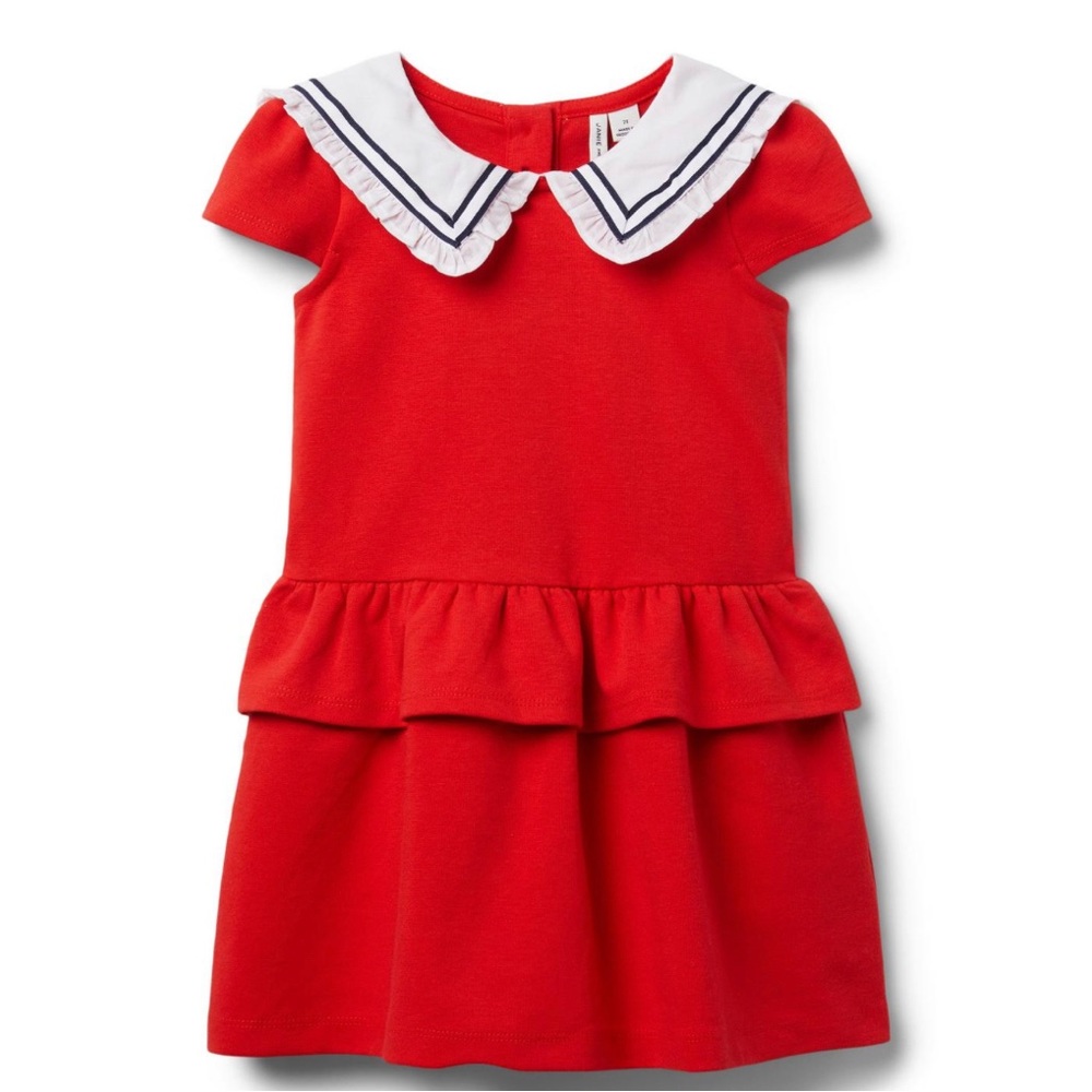 Sailor Collar Dress Girls